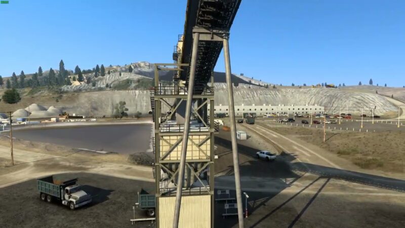 American Truck Simulator – Uhelný důl signal Peak