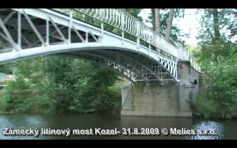 Zámecký litinový most Kozel